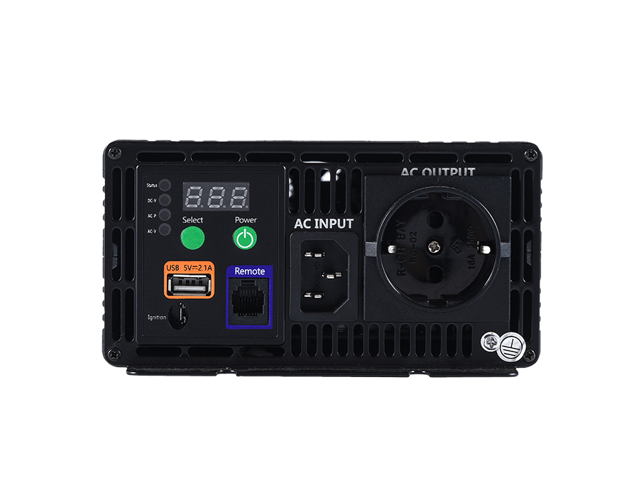 Inversor sinusoidal puro de 1500 W con interruptor de transferencia